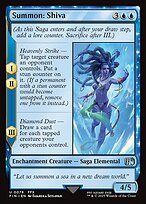 Summon: Shiva (FIN-078) - uncommon: (enchantment) - Foil