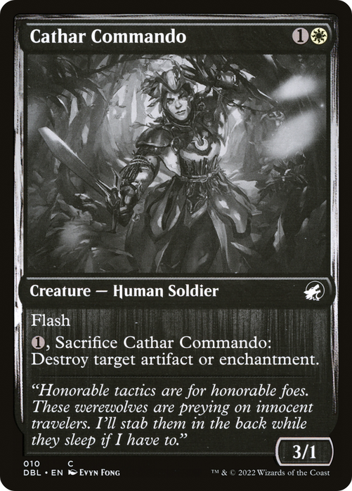 Cathar Commando (DBL-010) - common - Foil