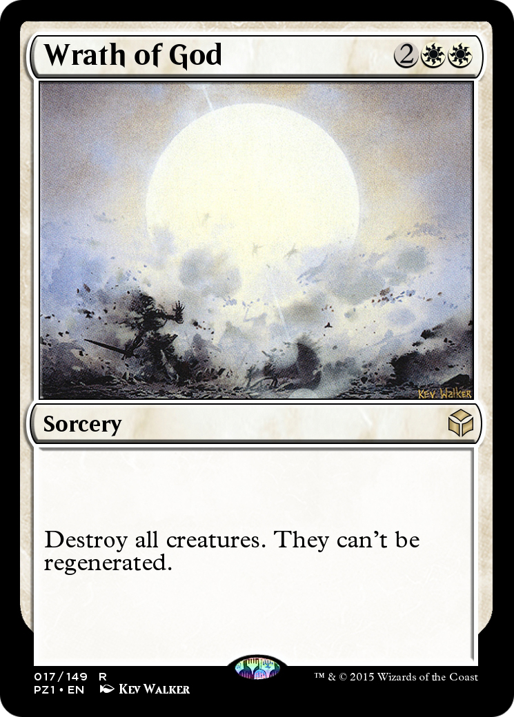 Wrath of God (PZ1-017) - rare - Foil