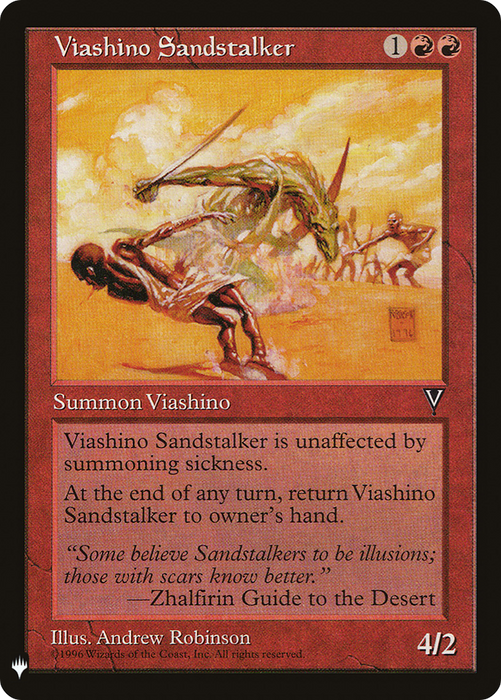 Viashino Sandstalker (LIST-VIS-100) - uncommon