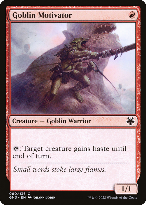 Goblin Motivator (GN3-080) - common