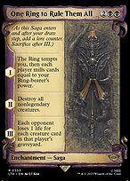 One Ring to Rule Them All (LTR-553) - rare: (Showcase) - Foil