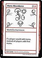 Mana Abundance (CMB1-058) - rare