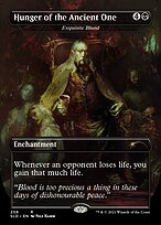 Exquisite Blood (SLD-206) - rare / Hunger of the Ancient One (Borderless) - Foil