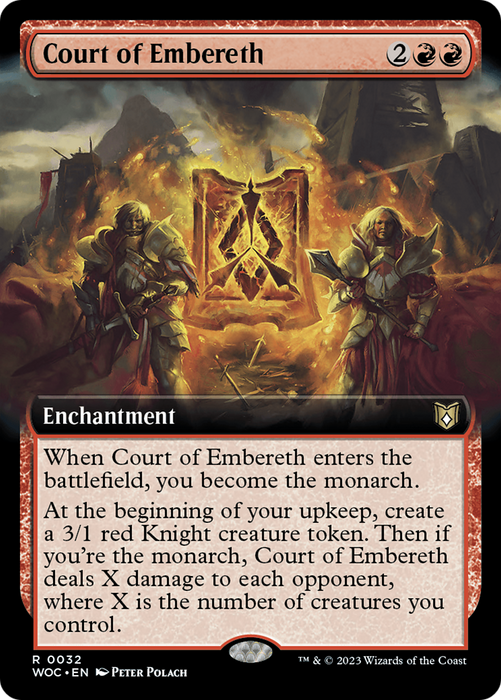 Court of Embereth (WOC-032) - rare: (Extended Art)