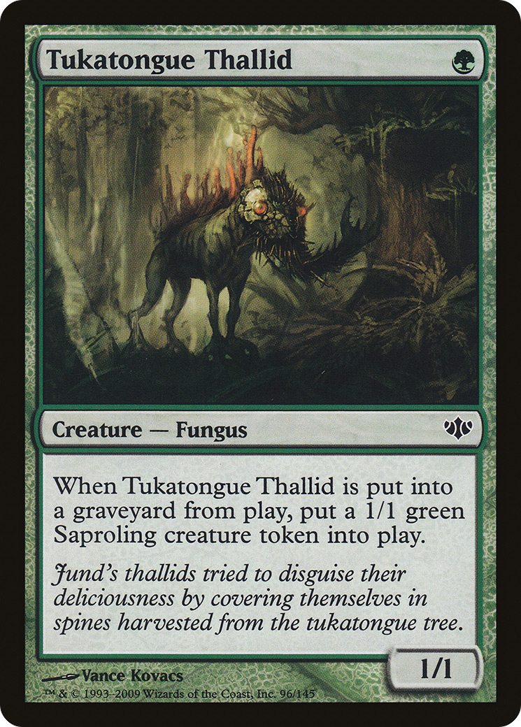 Tukatongue Thallid (CON-096) - common - Foil