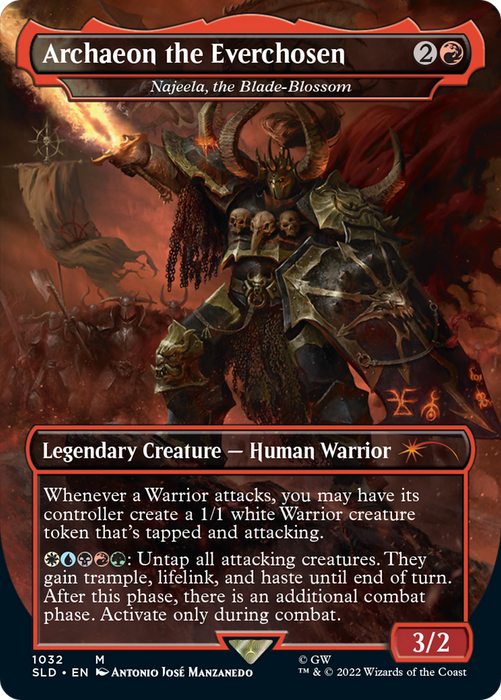 Najeela, the Blade-Blossom (SLD-1032) - mythic / Archaeon the Everchosen (Borderless) - Foil