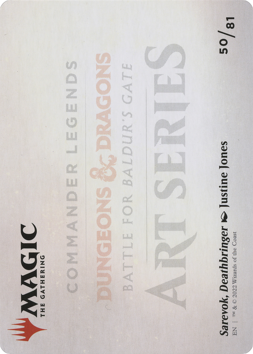 Sarevok, Deathbringer // Sarevok, Deathbringer (ACLB-050) - common (Borderless)