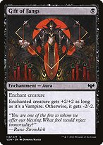 Gift of Fangs (VOW-113) - common - Foil