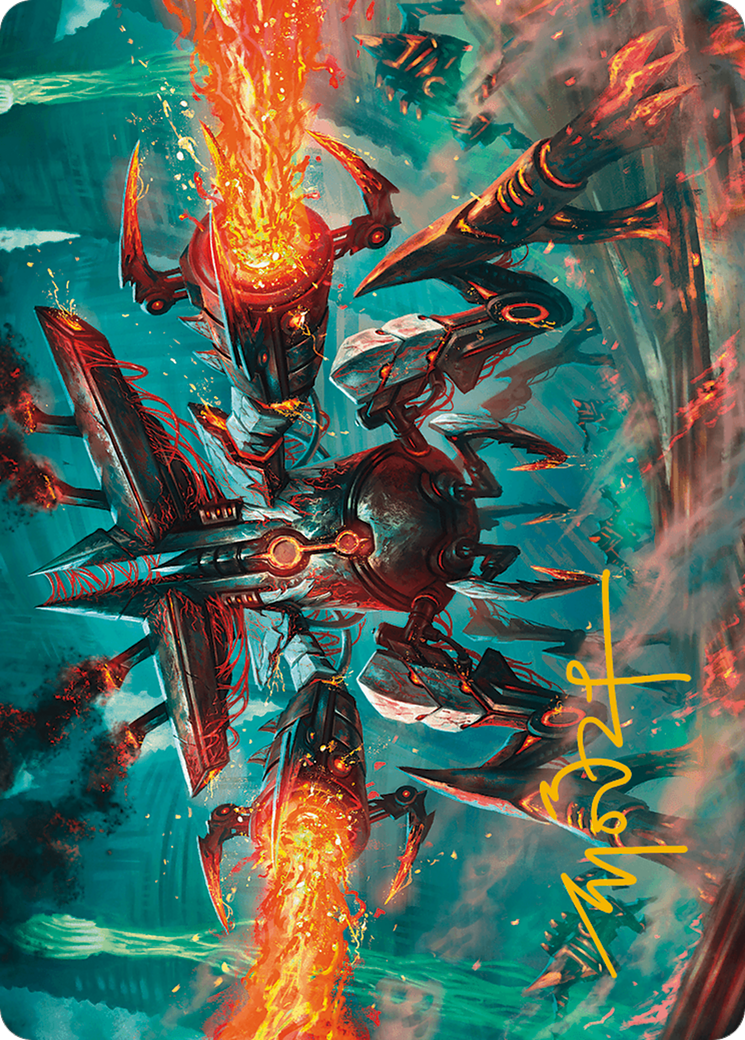 Exterminator Magmarch // Exterminator Magmarch (AMH3-033) - common (Borderless) - Foil