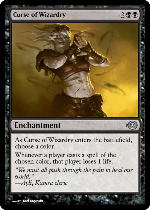 Curse of Wizardry (PRM-36863) - uncommon - Foil