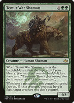 Temur War Shaman (FRF-142) - rare