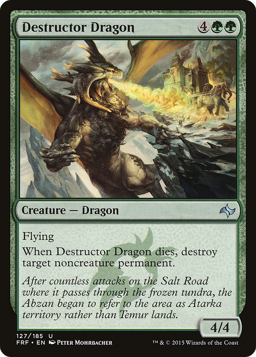Destructor Dragon (FRF-127) - uncommon - Foil