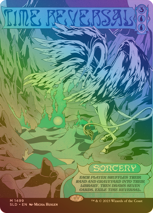 Time Reversal (SLD-1499★) - mythic (Borderless) - Foil