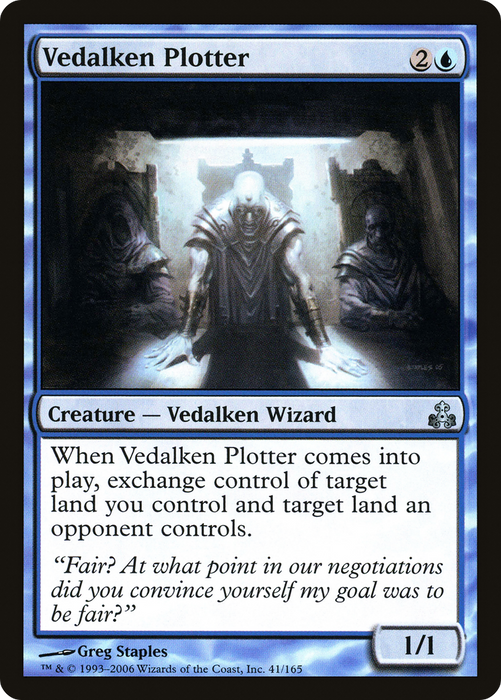 Vedalken Plotter (GPT-041) - uncommon - Foil