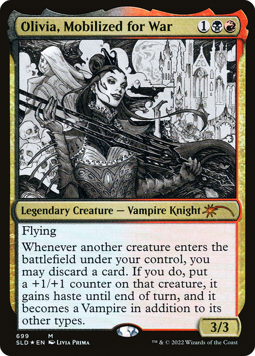 Olivia, Mobilized for War (SLD-699) - mythic