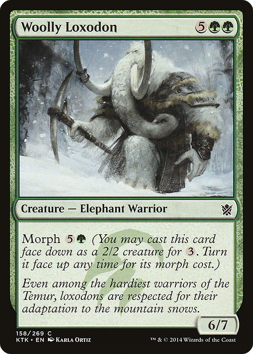 Woolly Loxodon (KTK-158) - common - Foil