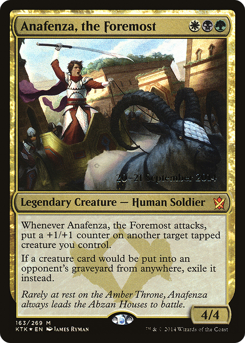 Anafenza, the Foremost (PRE-163S) - mythic - Foil