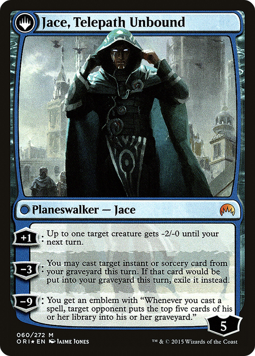 Jace, Vryn's Prodigy // Jace, Telepath Unbound (PRE-60S) - mythic: (originpwdfc) - Foil