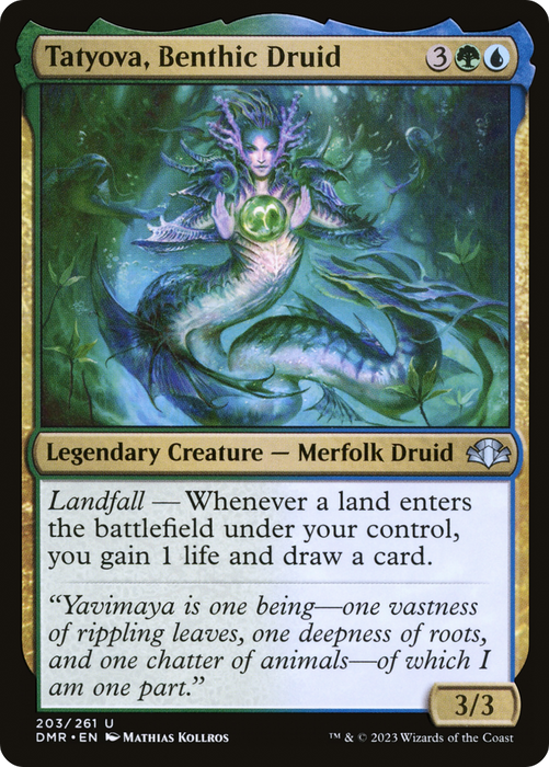Tatyova, Benthic Druid (DMR-203) - uncommon