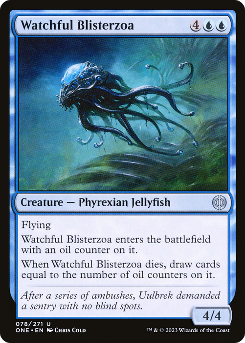 Watchful Blisterzoa (ONE-078) - uncommon - Foil