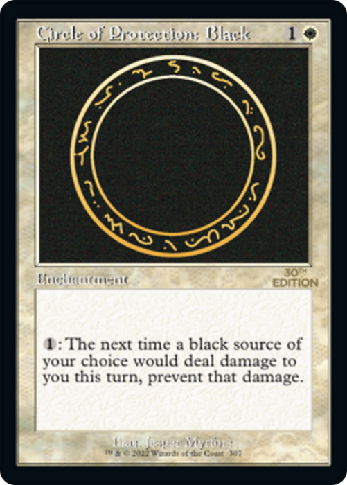 Circle of Protection: Black (30A-307) - common