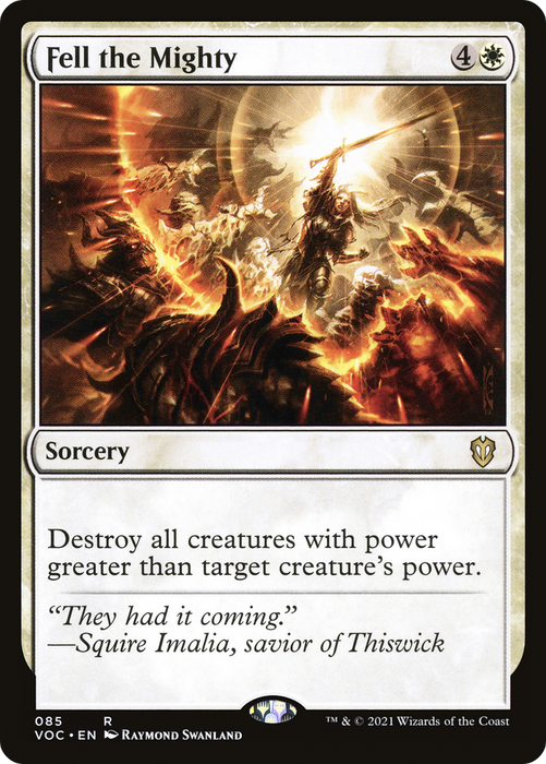 Fell the Mighty (VOC-085) - rare