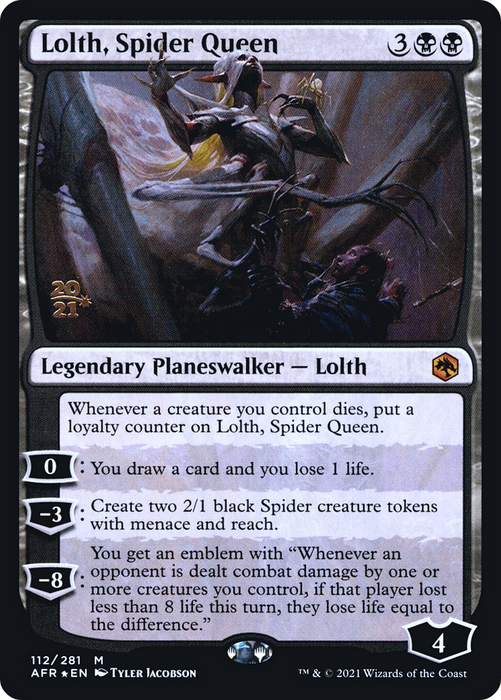 Lolth, Spider Queen (PRE-112S) - mythic - Foil