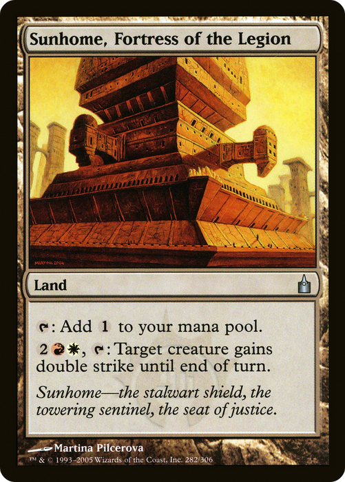 Sunhome, Fortress of the Legion (RAV-282) - uncommon - Foil