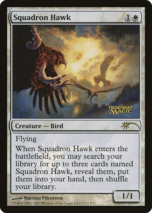 Squadron Hawk (FNM-005) - rare - Foil