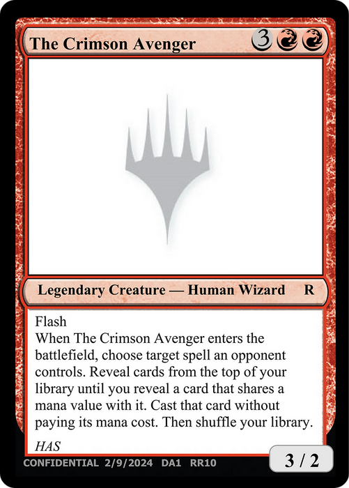 The Crimson Avenger (UNK-RR10) - rare