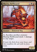 Blazing Hellhound (2X2-183) - uncommon