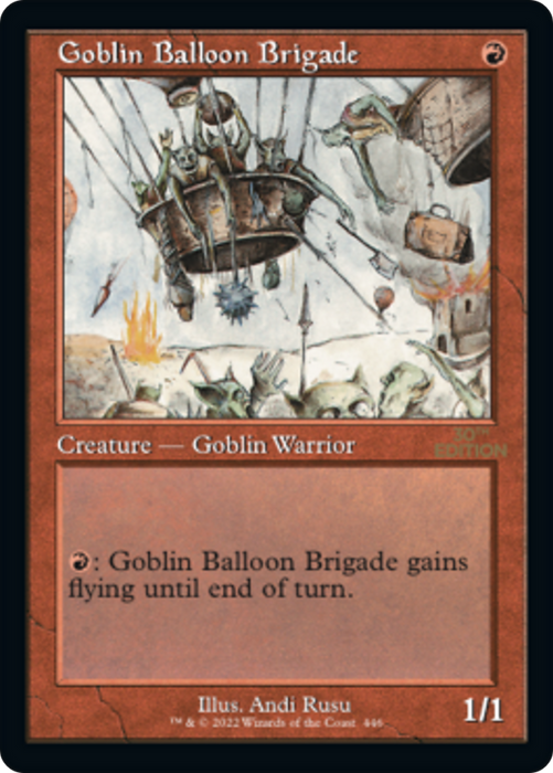 Goblin Balloon Brigade (30A-446) - uncommon