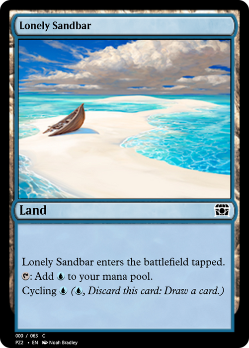 Lonely Sandbar (PZ2-65863) - common