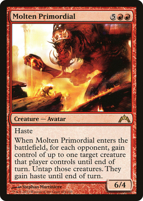 Molten Primordial (GTC-101) - rare - Foil