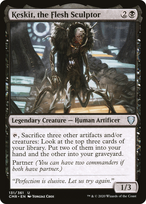Keskit, the Flesh Sculptor (CMR-131) - uncommon - Foil