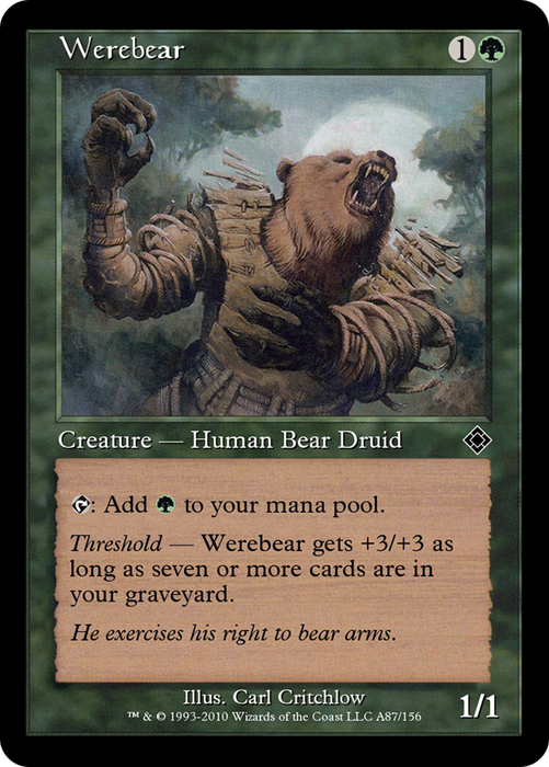Werebear (TD0-A87) - common