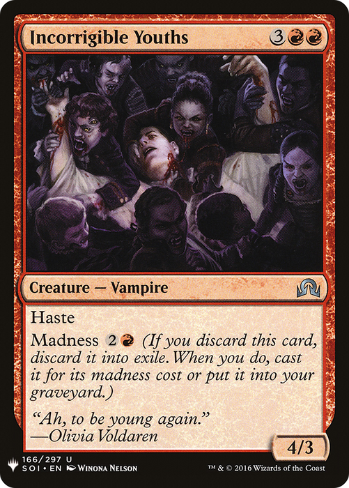 Incorrigible Youths (LIST-SOI-166) - uncommon