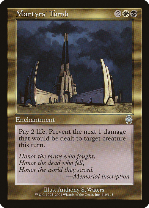 Martyrs' Tomb (APC-110) - uncommon - Foil