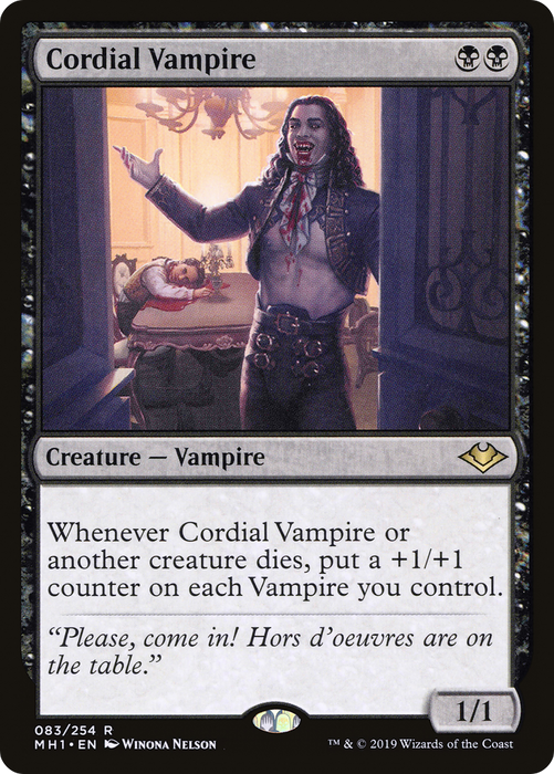 Cordial Vampire (MH1-083) - rare - Foil