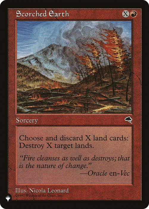 Scorched Earth (LIST-TMP-200) - rare