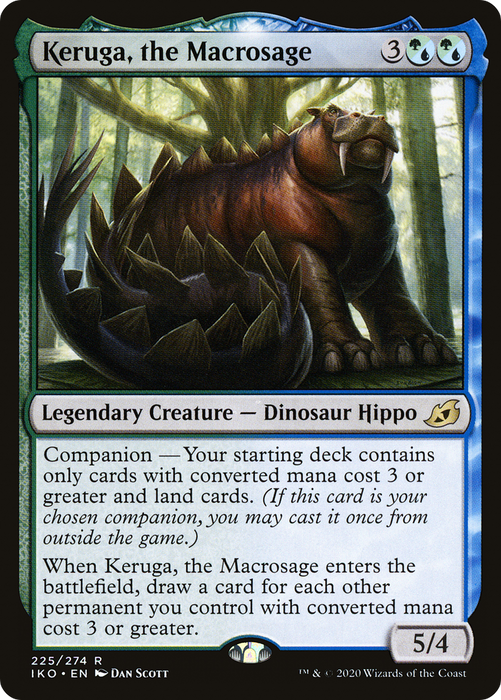 Keruga, the Macrosage (IKO-225) - rare: (companion) - Foil