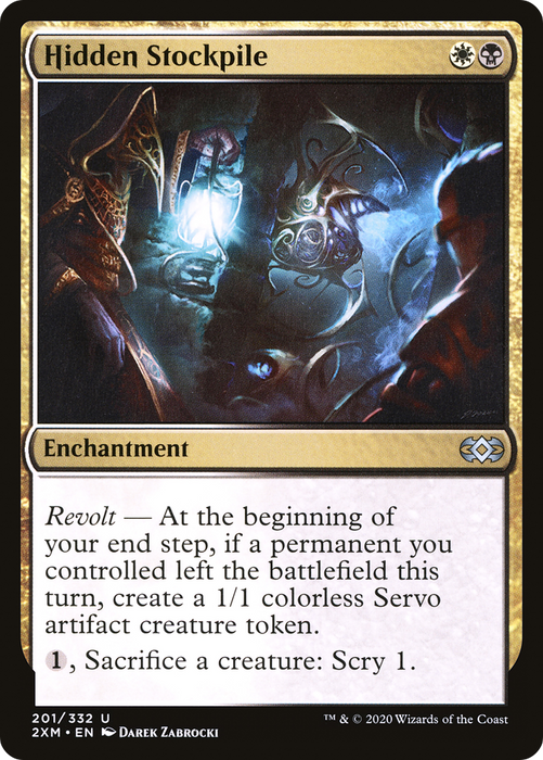 Hidden Stockpile (2XM-201) - uncommon - Foil