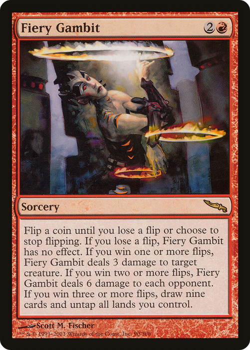 Fiery Gambit (MRD-090) - rare - Foil
