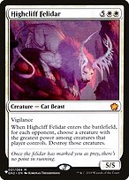 Highcliff Felidar (LIST-GN2-1) - mythic
