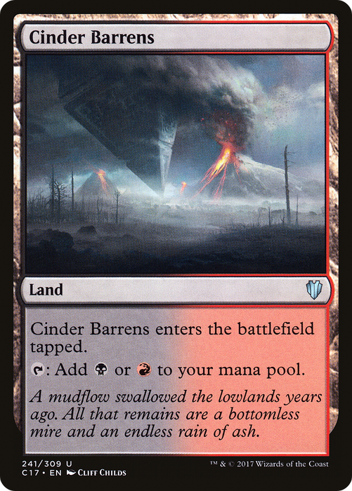 Cinder Barrens (C17-241) - uncommon