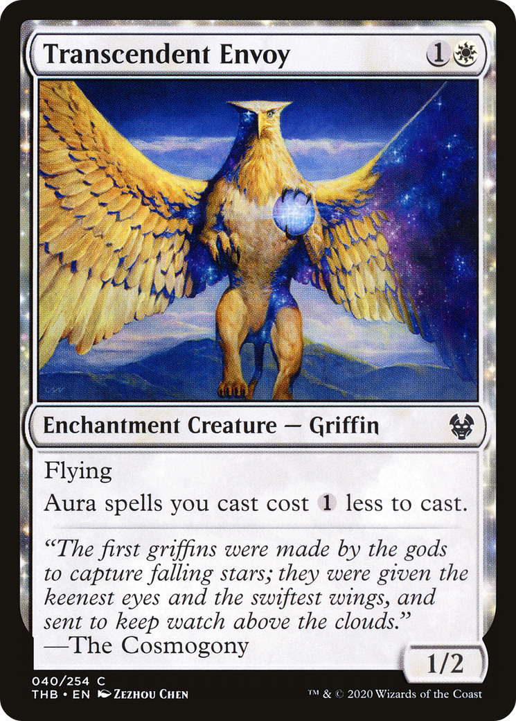 Transcendent Envoy (THB-040) - common: (enchantment) - Foil