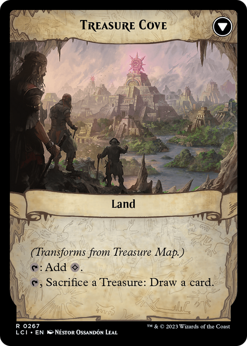 Treasure Map // Treasure Cove (LCI-267) - rare - Foil