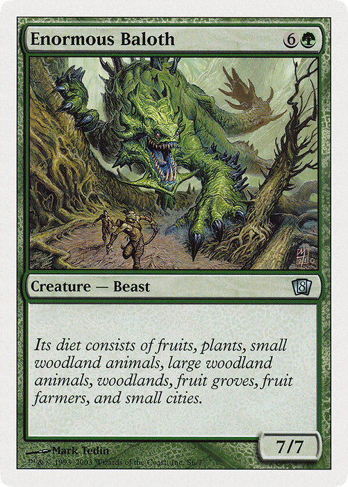 Enormous Baloth (8ED-0S6) - uncommon