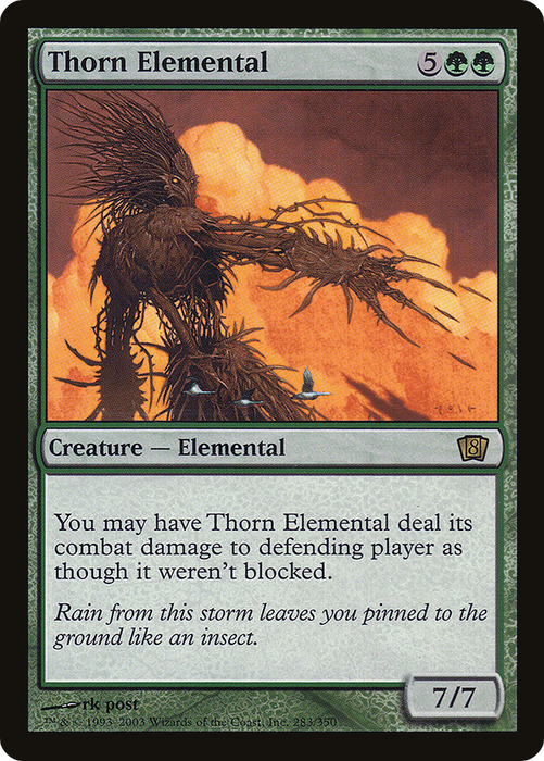 Thorn Elemental (8ED-283★) - rare - Foil